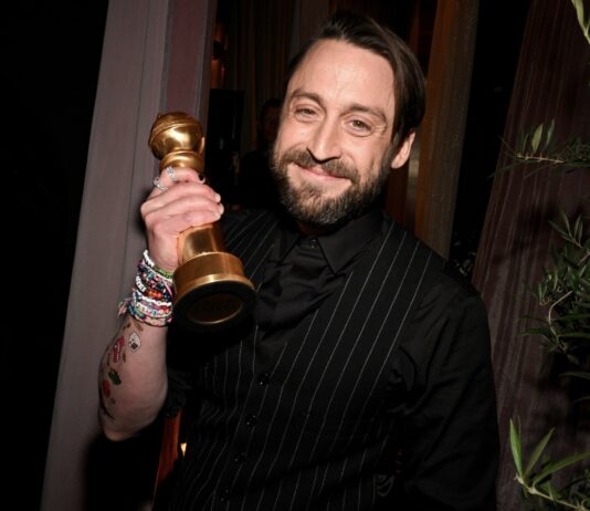 Golden Globe winning Actor Kieran Culkin toasts with Casa México Tequila